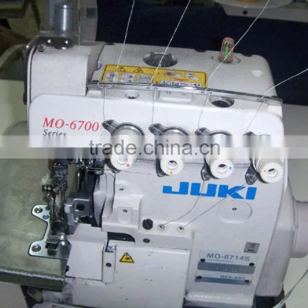Used Juki MO-6700 High Speed Overlock Sewing Machine Sales