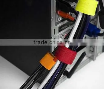 Logo Printing Adjustable Hook and Loop Cable Ties in Good Quality Quality Choice photo-6