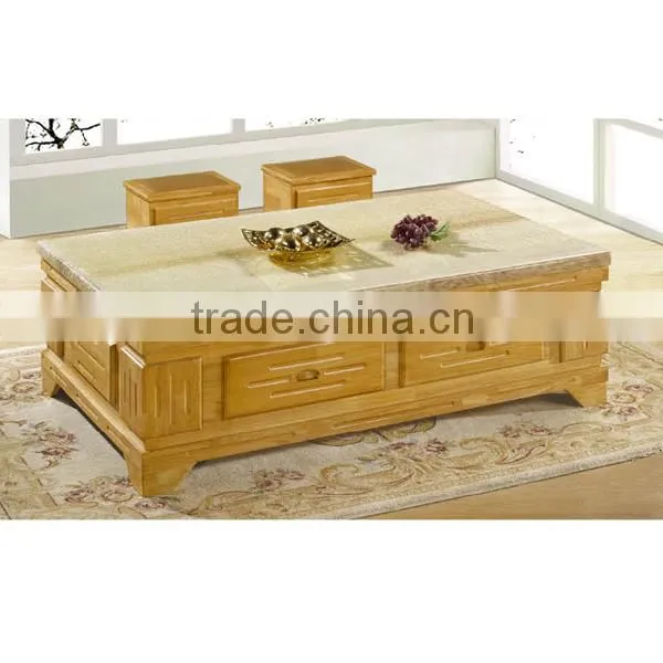 Chinese Cheap Directly Price Marble Top Coffee Table Set