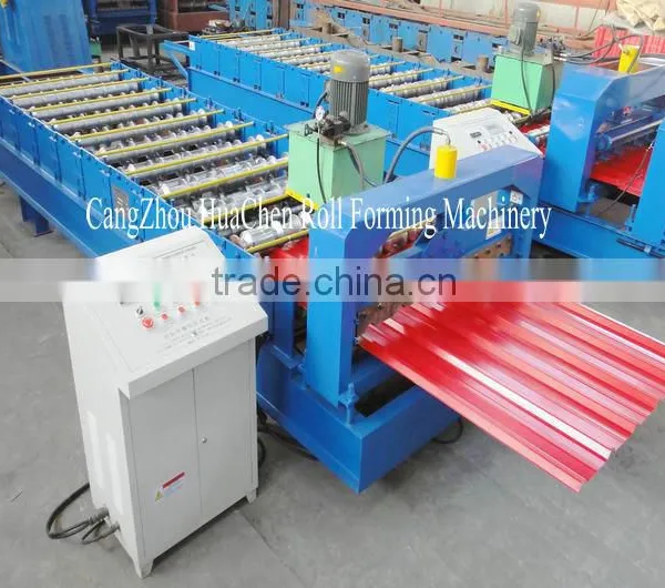Botou, China. HC Wall Tiles Roll Forming Machine