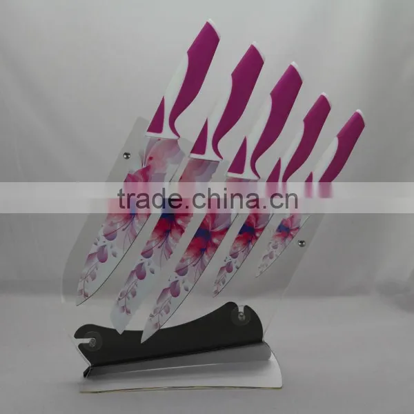 Non-stick Color Kitchen Knife Set