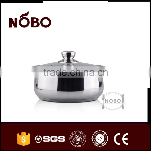 NOBO Steel Handle Indian Stainless Steel Pot/pan Set photo-3