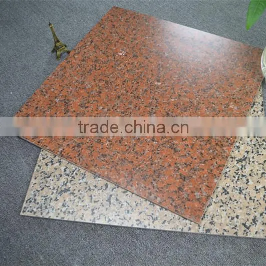 Red Matte Finish Granite Look Porcelain Floor Tiles photo-3
