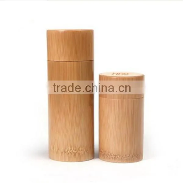 Custom Made Round Wooden Bamboo Tea Box photo-2