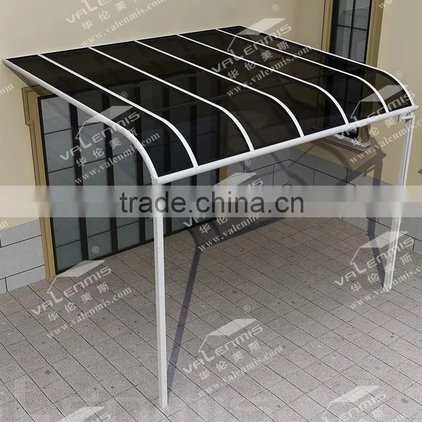 Garden of Villa Alumium Arch Rain Canopy for Sale photo-6