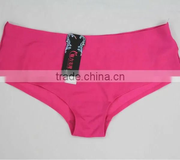 Seamless One Piece Hot Sexy Low Waist Ladies Boxer Shorts photo-5