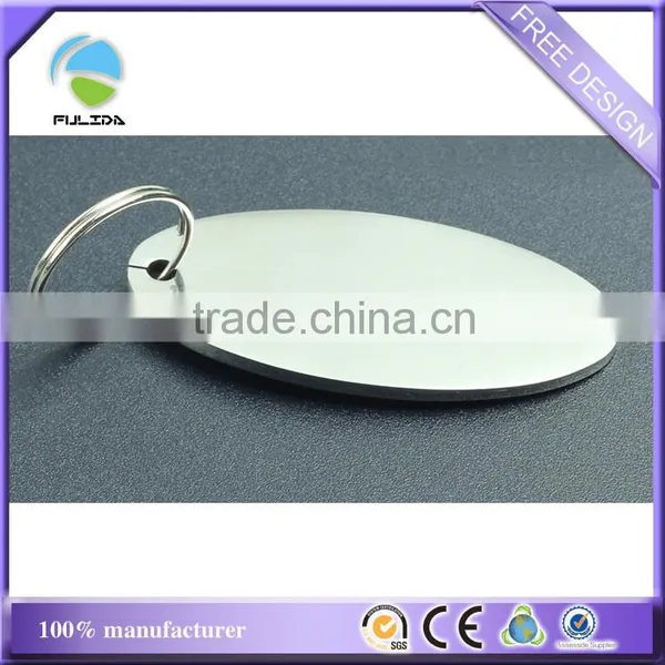 Custom Metal Zinc Alloy Brass Dog Tag Keychain With 80cm Chain photo-5