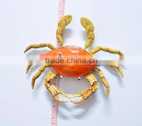 6 Inch Plastic Crab Magnetic Souvenir Fridge Magnet photo-2
