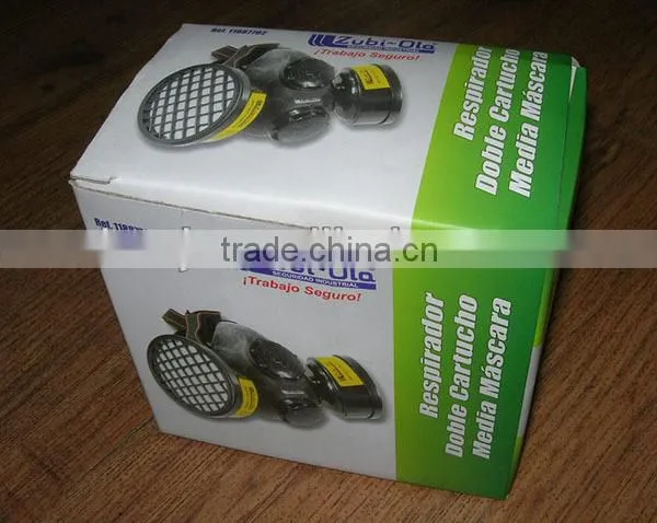 Half Face Mini Anti Chemical Gas Mask With Double Activated Carbon Filters for Anti-acid on Sale photo-5