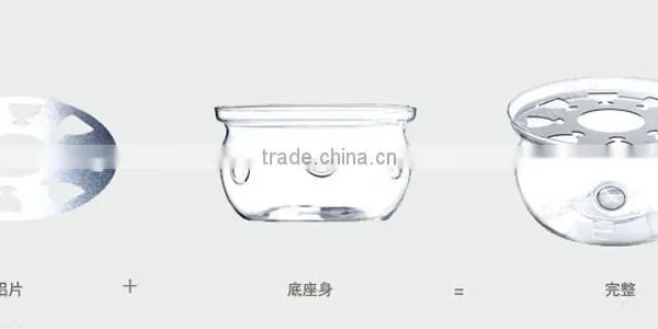 Top Quality Promotional Teaset Glass Teaware Kongfu Tea Set Glass Warmer Candle Tea Warmer photo-4