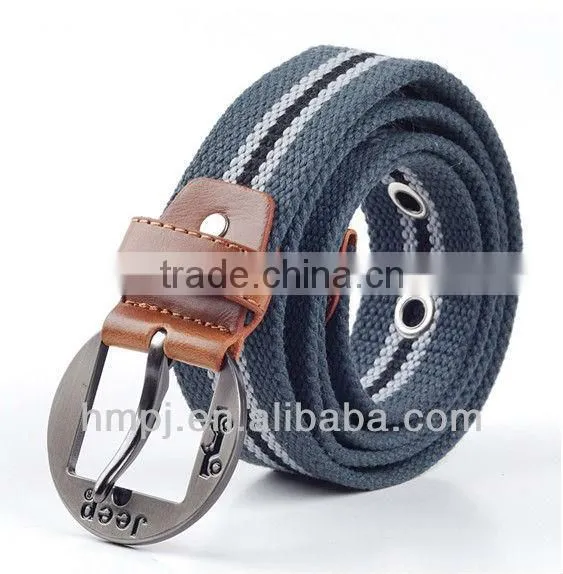 High Quality 100% Cotton Canvas Military Belt With Multicolor for Wholesale photo-2