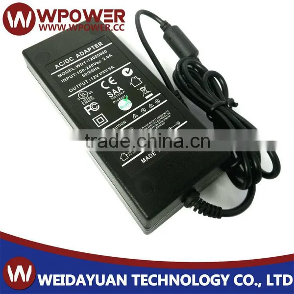 High Quality 12V5A Power Adapter Supply For LED