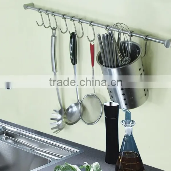 2016 Bar Hanging Hooks Pots Storage Kitchen Spoons Rack photo-2