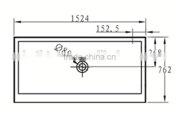 Shower Basin,fiberglass Tray,rectangle Shower Base photo-3