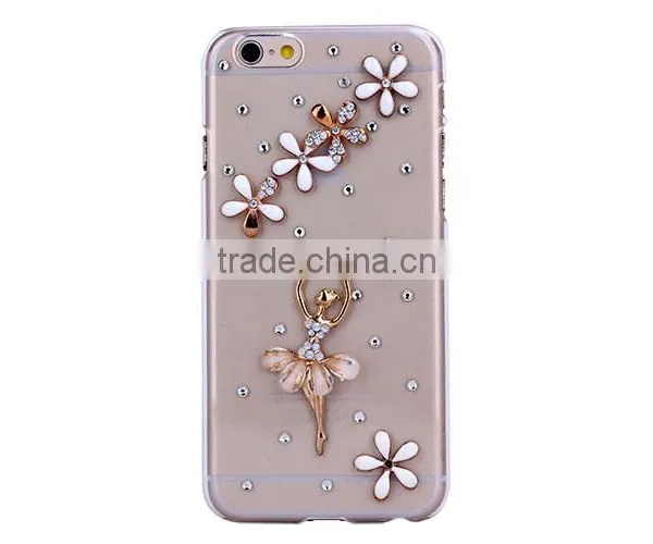 China Manufacturer OEM ODM Phone Case for Iphone 6 Dimond Frameplastic Back Cover Case for photo-6