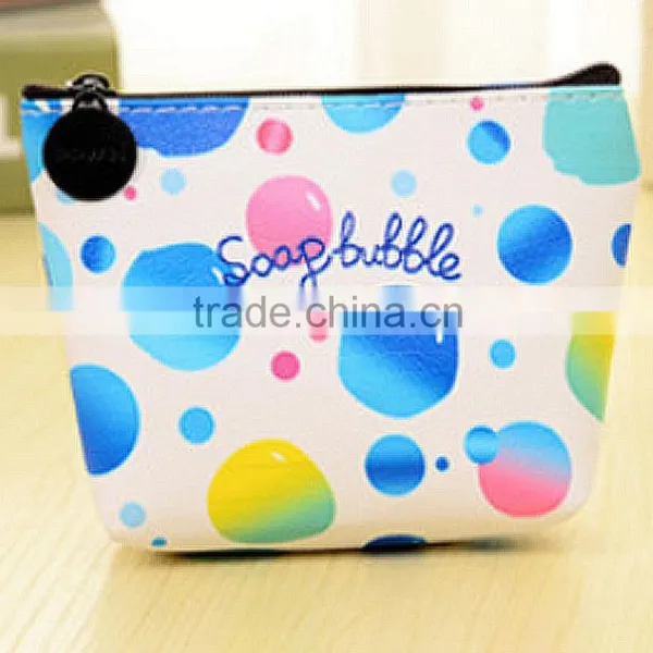 Hot Sale Color Printing PU Leather Coin Purse China Factory photo-3