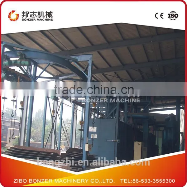 Q38 Series Overhead Rail Spinner Hanger Shot Blasting Machine