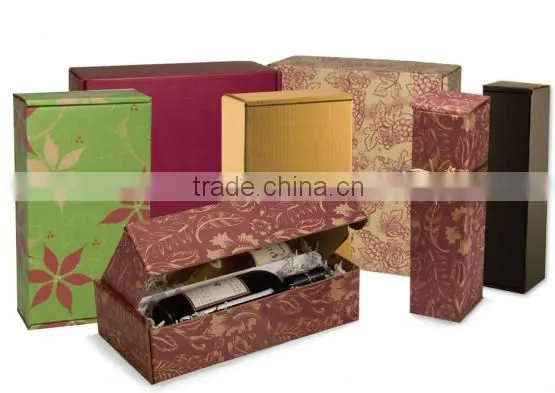 Kraft Paper Corrugated Paper Box for Wine