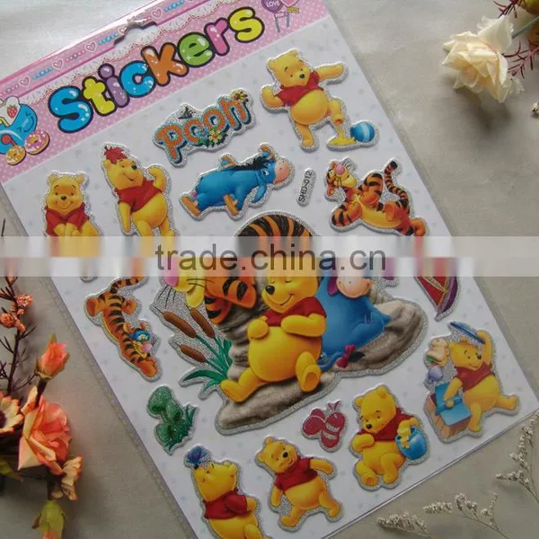 2015 Cheap High Quality Kids Cute Puffy Sticker,3D Cartoon Puffy Sticker photo-5