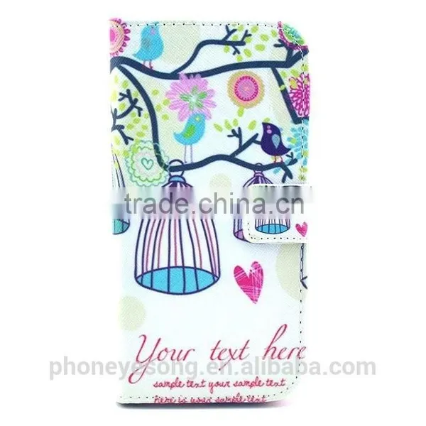 Customized Printing Leather Mobile Phone Case For HTC M8 photo-5