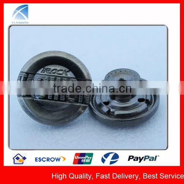 YX1586 Custom Metal Buttons for Jeans