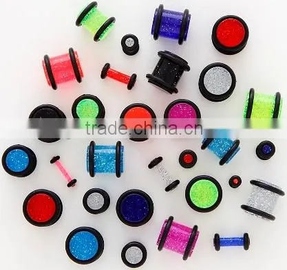Fashion Cheat Ear Plugs Fake Ear Tape Cheater Plugs Ear Piercing Jewelry photo-6