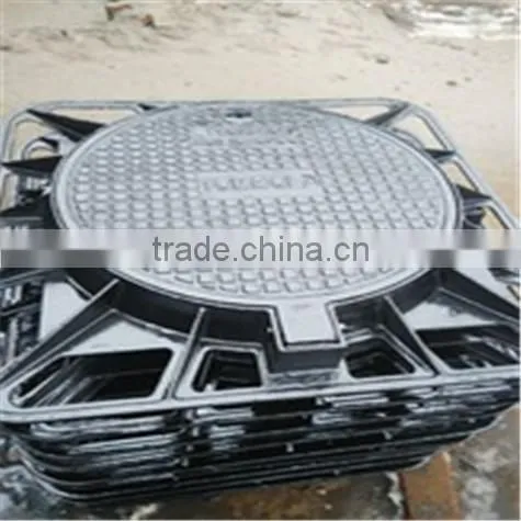 EN124 Black Color Ductile Iron Manhole Cover photo-6