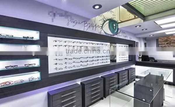 Newly Design Customized Fixture Optical Shop Counter Design photo-3
