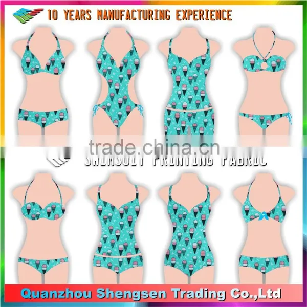 Latest 4 Way Stretch Swimwear Fabric photo-3