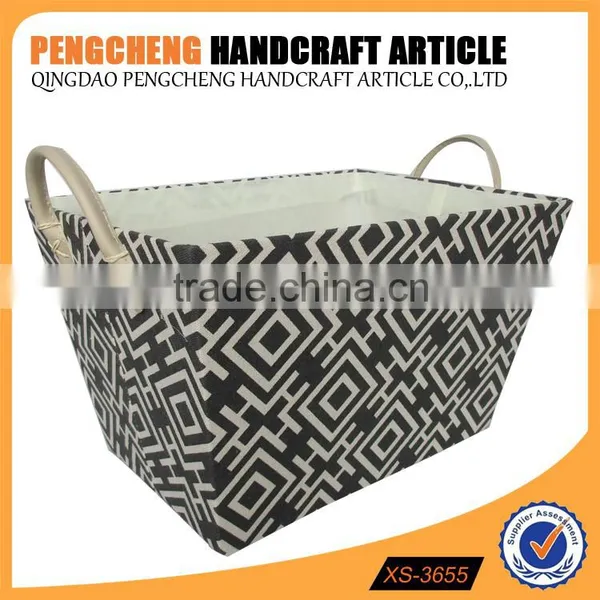 Multi-purpose Trapezoidal Home Clothes Storage Basket photo-4