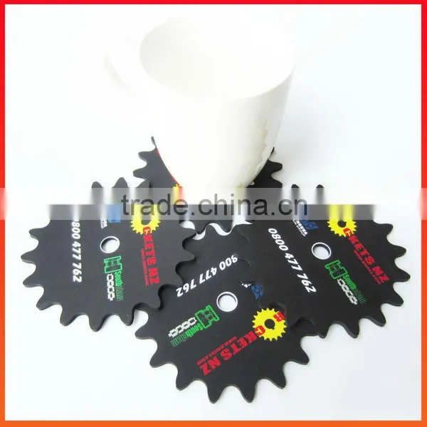 Silicone Kitchen Ware Square FDA Eco-friendly Silicone Cup Coaster