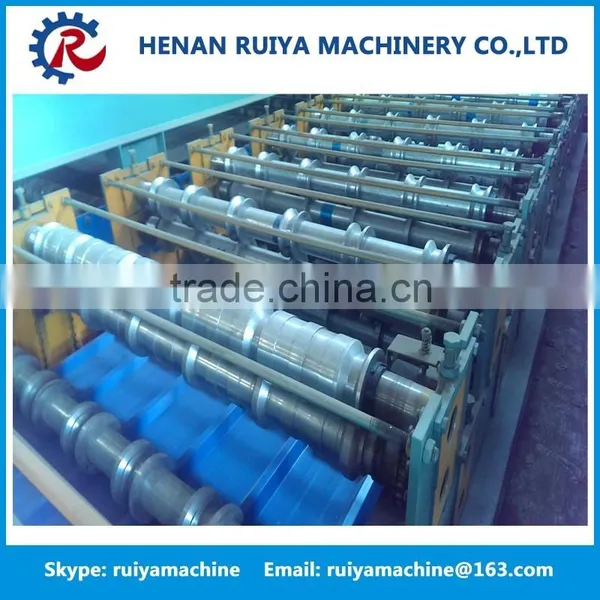 Corrugated Sheet Metal Roof Making Machine, Double Layer for Corrugated and Trapezoidal Roof Tile Machine