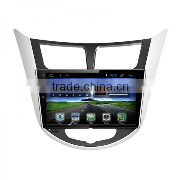 9 Inch Android Car Radio Multimedia for Hyundai Solaris Accent Verna With 3g Wifi,hd Multi Touch Screen Usb sd ,igo Map Gps ,swc photo-2
