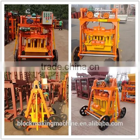 QMY4-45 Small Mobile Lay Eggs Concrete Hollow Brick Making Machine in Linyi photo-6