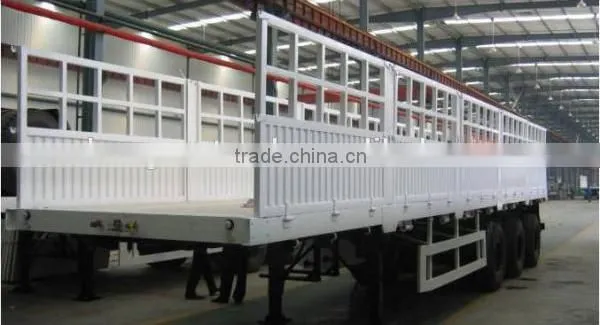 Boat Semi Trailer Shengshun Auto /side Wall Semi Trailer / Transport Semi Trailer photo-2