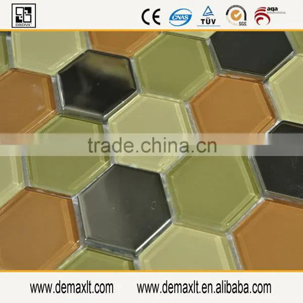 Glass Hexagon Mosaic Tile 2016 photo-2