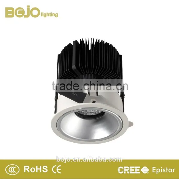 Recessed 15w Cob Led Spot Light With Champagne Silver Reflector photo-3