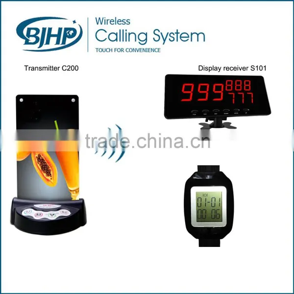 Wireless Restaurant Call Calling Waiter Server Paging Service System