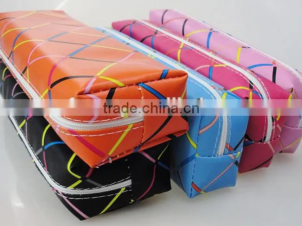 Cheap Promotional pu Leather Kids Pencil Case Stationery Pouch photo-6