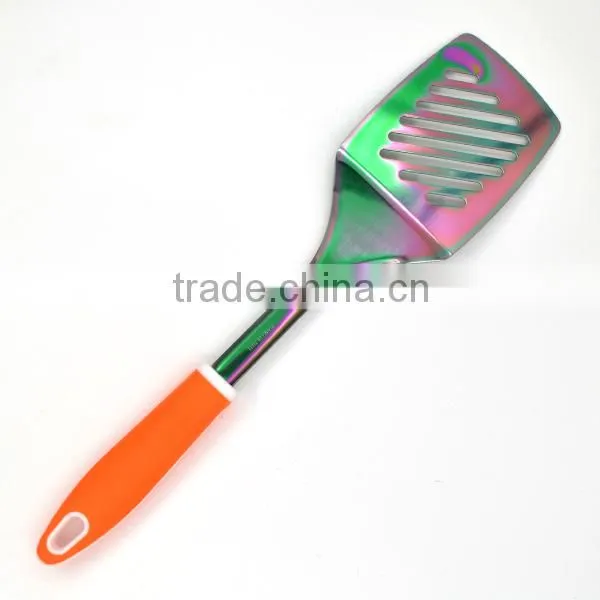 Non-stick TPR Handle Hot Sale Popular Titanize Kitchen Steak Bbq Shovel photo-2