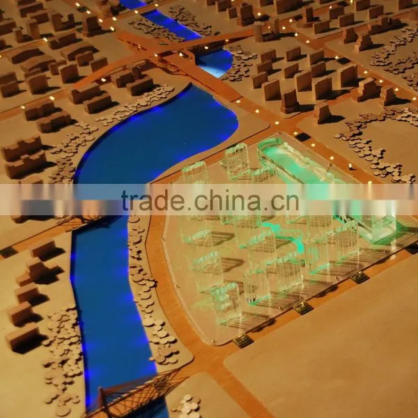 Wood Material Architectural Planning Model , Wood Block Model Maker photo-6