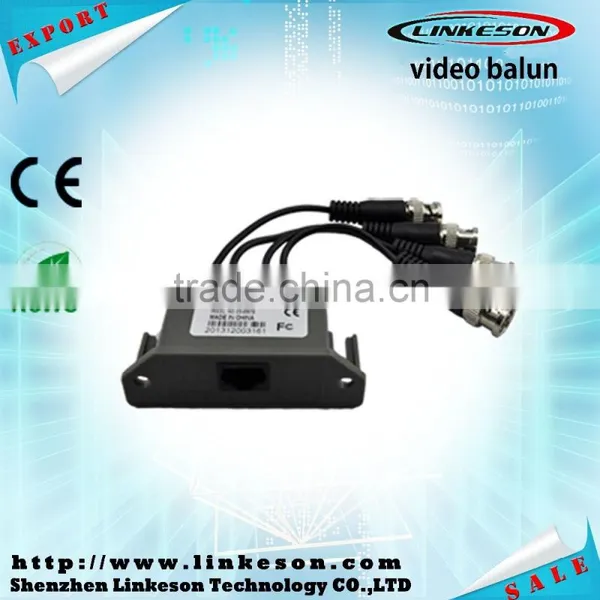 4chs Passive Video Balun for CCTV Camera With BNC Connector
