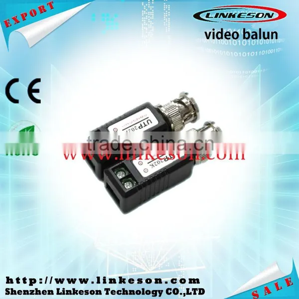 450meters Distance Passive Utp Coaxial Cctv Video Balun
