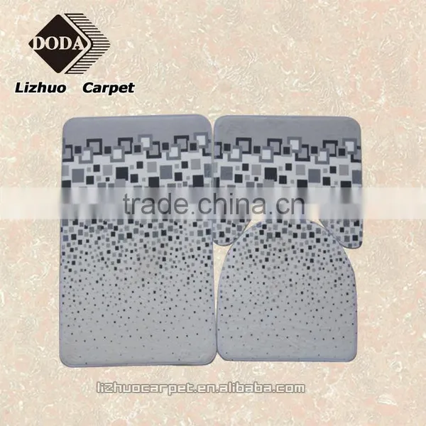 2016hot Sales 3 Pcs Printing Bath Mat Outdoor Carpet Livingroom Rugs photo-6