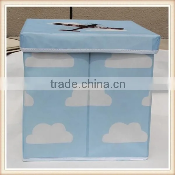 Airplane Printing Non Woven Collapsible Storage Box photo-6