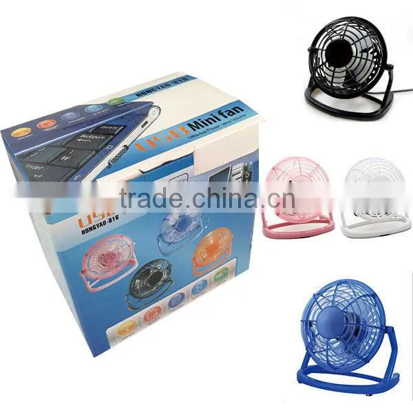 5V 3W Mini Handy Fan Electric Fan Usb Cable photo-3