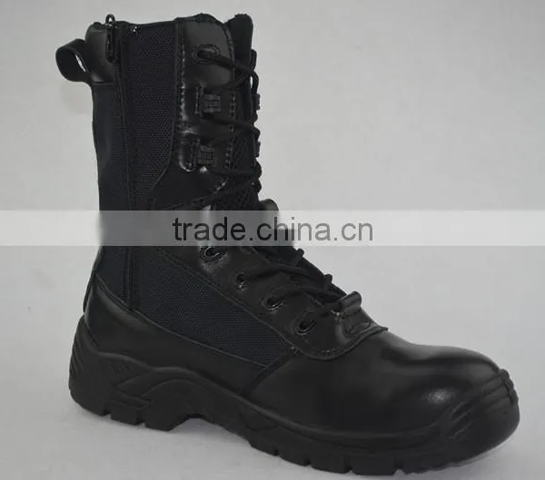 Gaomi Factory Pu Sole Leather Safety Shoes Steel Toe Cap photo-5