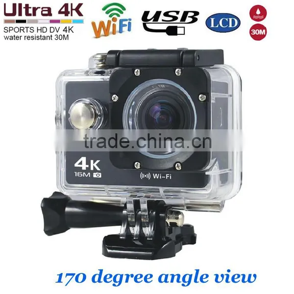 Waterproof 30m IP68 Sport Action Camera WIFI Sports DV 2 Inch LCD 4K 30FPS 170 Degree Fish Eye Lens Support APP photo-5