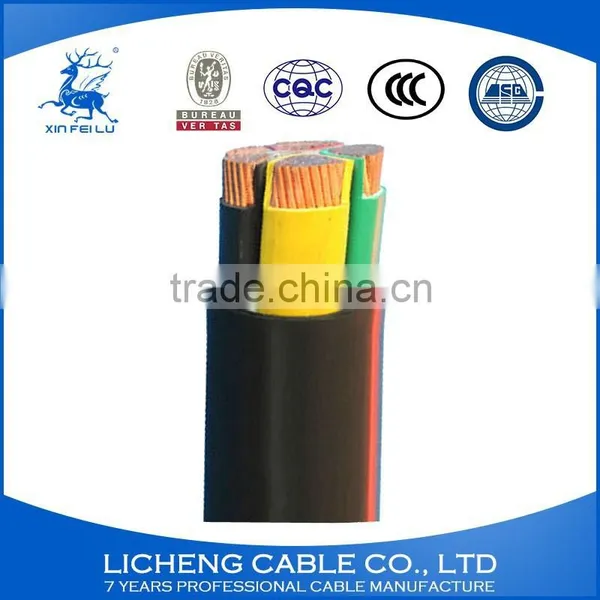 High Quality 4 Core Copper Conductor XLPE Insulated PVC Sheathed Power Cable photo-2