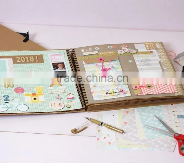 2017 New Style DIY Scrapbook Planner Notebook photo-4